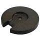 4" Cast Iron Weight 1.50 Lbs - Slip 1/8 IPS -  Individually Boxed and Labeled