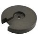 5" Cast Iron Weight 3.13Lbs - Slip 1/8  IPS -  Individually Boxed and Labeled