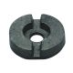 Cast Iron Loader - 2-1/2 " Dia - 0.23Kg -  Individually Boxed - Painted Black