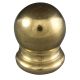 3/4" Solid Brass Finial 1/4-27F - Unfinished