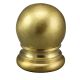 3/4" Solid Brass Finial 1/4-27F - Satin Brass