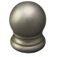 3/4" Solid Brass Finial 1/4-27F- Satin Nickel
