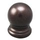 3/4" Solid Brass Finial 1/4-27F  - Bronze