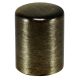 5/8" Small Cylinder Finial - Antique Brass
