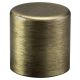 3/4" Medium Cylinder Finial - Antique Brass