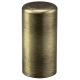 1" Tall Cylinder Finial - Antique Brass