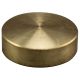 3/4" Medium Flat Brass Caps - Unfinished