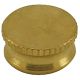 9/16" Brass Bracket Cap - Burnished & Lacquered