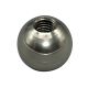 5/8" Solid Brass Ball- Tap  1/4-27F  - Polished Nickel