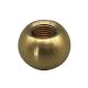 3/4" 1/8IP Turned Solid Brass Ball - Unfinished