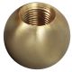 7/8" 1/8IP Turned Solid Brass Ball - Unfinished