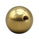 2" Solid Brass Ball - Tap 1/8F - Unfinished