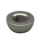 3/4" Solid Brass Half Ball - Tap 1/8F - Polished Nickel