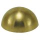 1" 1/8IP Turned Solid Brass Half Ball - Unfinished