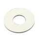 1" White Rubber Washers - White