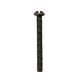 1-1/2" 8-32 Round Head Screw - Antique Brass