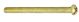 2" 8/32 Round Head Slotted Screw - Brass Plated