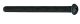 2" 8/32 Round Head Slotted Screw - Black