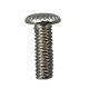 1/2" 8-32 Steel Thumbscrew - Nickel Plated