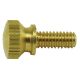 Solid Brass Thumb Screw - Unfinished