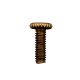 1/2" Shank -  8/32 Solid Brass Knurled Thumb Screw - Unfinished