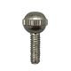 1/2" Solid Brass Ball Head Screw 8/32F - Nickel Plated