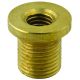 Shade Rest Brass-  Tap 1/4-27 Female  - 1/8  IPS Male - 1/2"Ht - 1/2" Dia  At Top- Unfinished