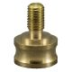 Solid Brass Finial Adapter - Unfinished