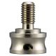 Solid Brass Finial Adapter - Polished Nickel