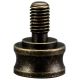 Solid Brass Finial Adapter - Antique Brass