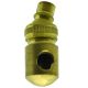 1-7/8" Solid Brass Side Swivel 1/8M X 1/8F - Polished and Lacquered