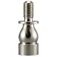 3/4" Solid Brass Finial Riser - Polished Nickel