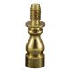 2" Solid Brass Finial Riser - Unfinished