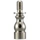 1" Solid Brass Finial Riser - Polished Nickel