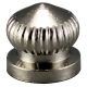 Brass Knurled Knob - Polished Nickel