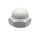 8/32 Cap Nut - White