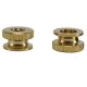 8/32 Brass Battery Nut - Unfinished