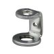 1" Height Steel Hickey 1/8F X 1/4F With #8-32 Side Hole - Zinc Plated