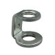 1" Height Steel Hickey 1/8F X 3/8F With #8-32 Side Hole - Zinc Plated