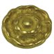 Cast Brass Rosette Cap - Unfinished