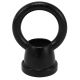 1" Pressure Cast Zinc Loop With Wireway - Black
