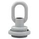 Pressure Cast Zinc Screw Collar Loop - White