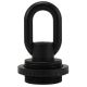 Pressure Cast Zinc Screw Collar Loop - Black