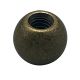Turned Solid Brass Ball - Antique Brass