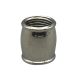 Brass Barrel Coupling 1/2" Dia X 9/16" Ht - Nickel Plated
