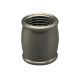Brass Barrel Coupling 1/2" Dia X 9/16" Ht - Satin Nickel Plated