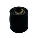 Brass Barrel Coupling 1/2" Dia X 9/16" Ht - Black