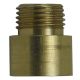Solid Brass Straight Nozzle - 1/8F x 1/8M