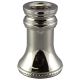 1-5/16" Solid Brass Beaded Neck - Polished Nickel