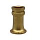 Brass Neck - 1 1/4"Ht 7/8" Dia - Slip 1/8 IP - Unf